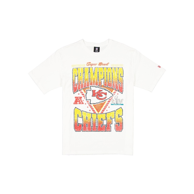Kansas City Chiefs Sport Classics Washed Optic White T-Shirt S