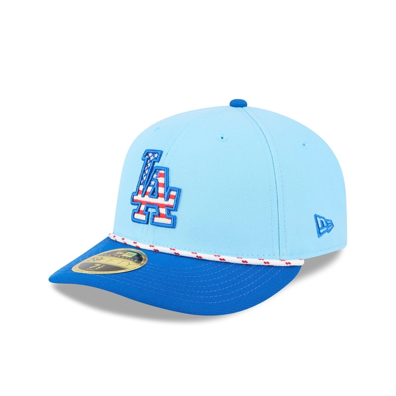 Los Angeles Dodgers Independence Day 2025 Low Profile 59FIFTY Fitted Hat 7