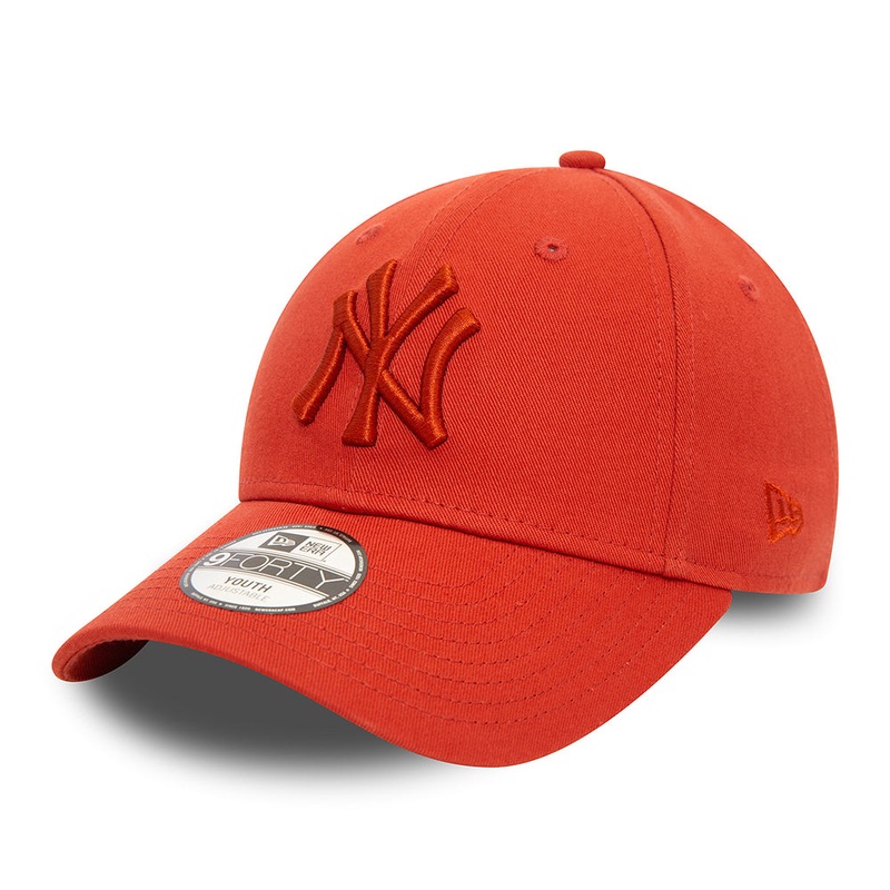 New Era Kids 9FORTY New York Yankees Baseball Cap – MLB League Essential – Rust-Rust YOUTH ADJ