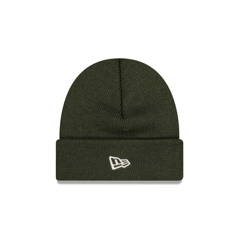 New Era Olive Short Cuff Knit Beanie One Size