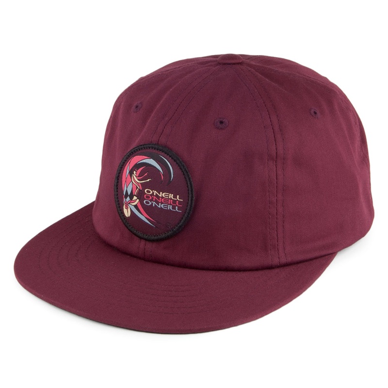 O’Neill Hats Heritage Baseball Cap – Burgundy Adjustable