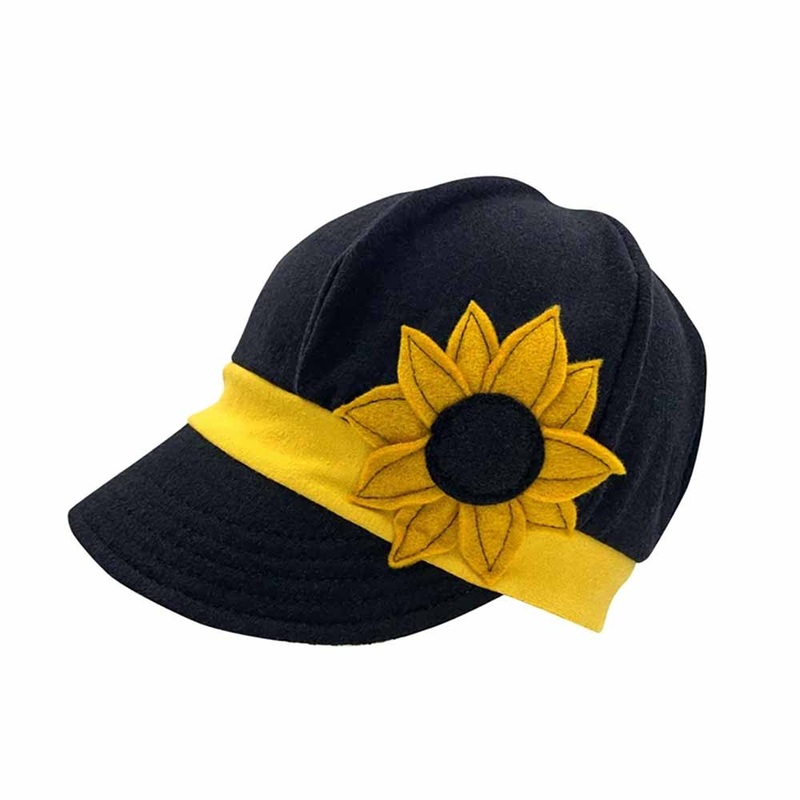 Organic Cotton Stretch Jersey Cap – Flipside Hats for Healing Black OS (56-58 cm)