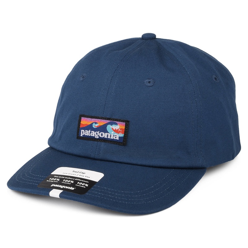 Patagonia Hats Boardshort Label Trad Baseball Cap – Navy Blue Adjustable