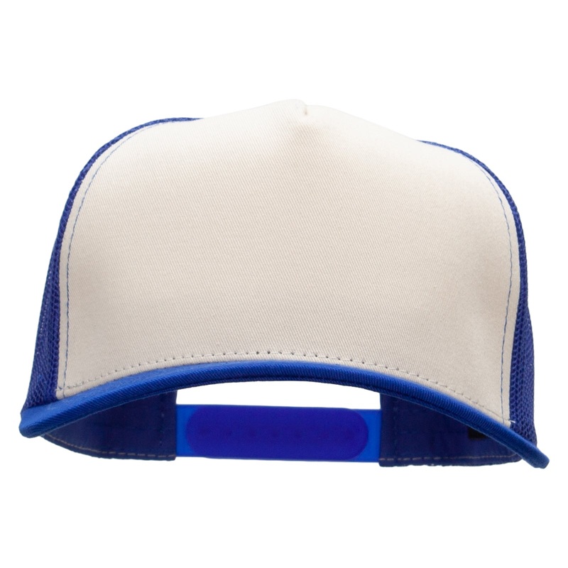 Premium Pro Style 5 Panels Mesh Cap Royal Stone Royal One Size