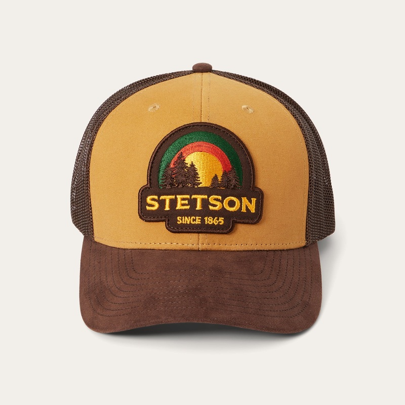 Tan Sunset Trucker Cap Tan O/S