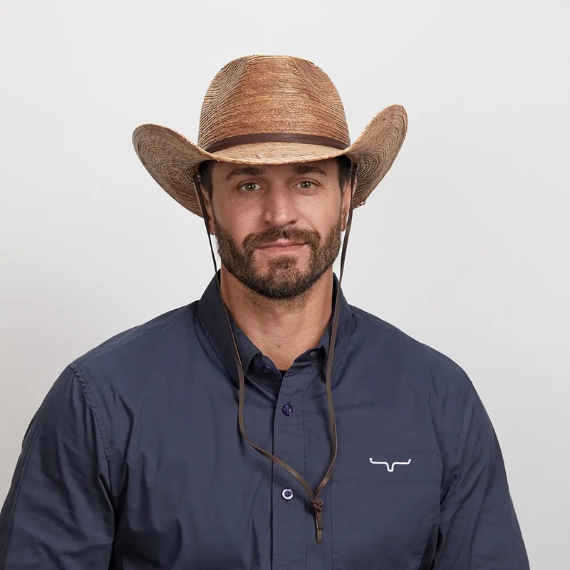 Tycoon | Mens Straw Cowboy Hat Toast OS