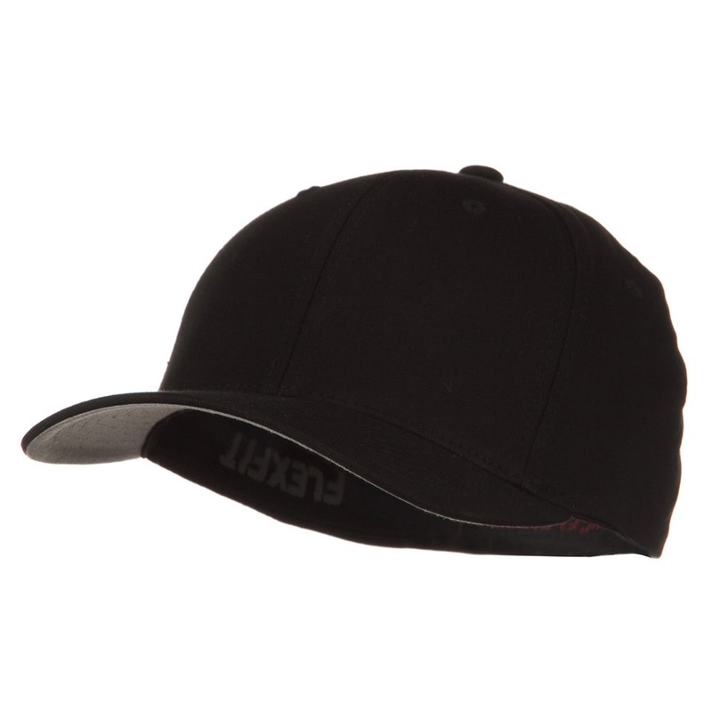 V-Flexfit Cotton Twill Cap Black S-M