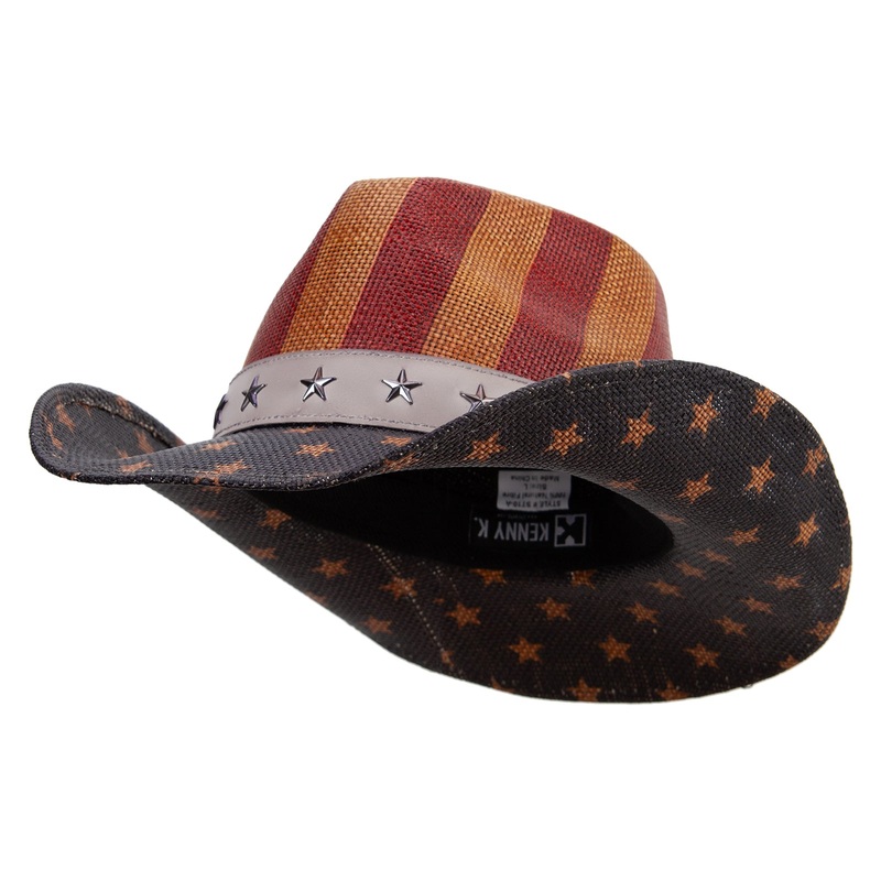 Western Toyo US Flag Hat Red Flag M