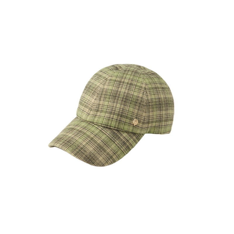 Beckett Check Cap Chartreuse M