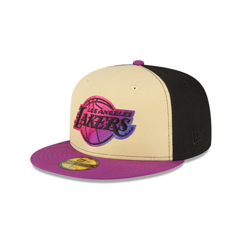 Los Angeles Lakers Tri-Color 59FIFTY Fitted Hat 7