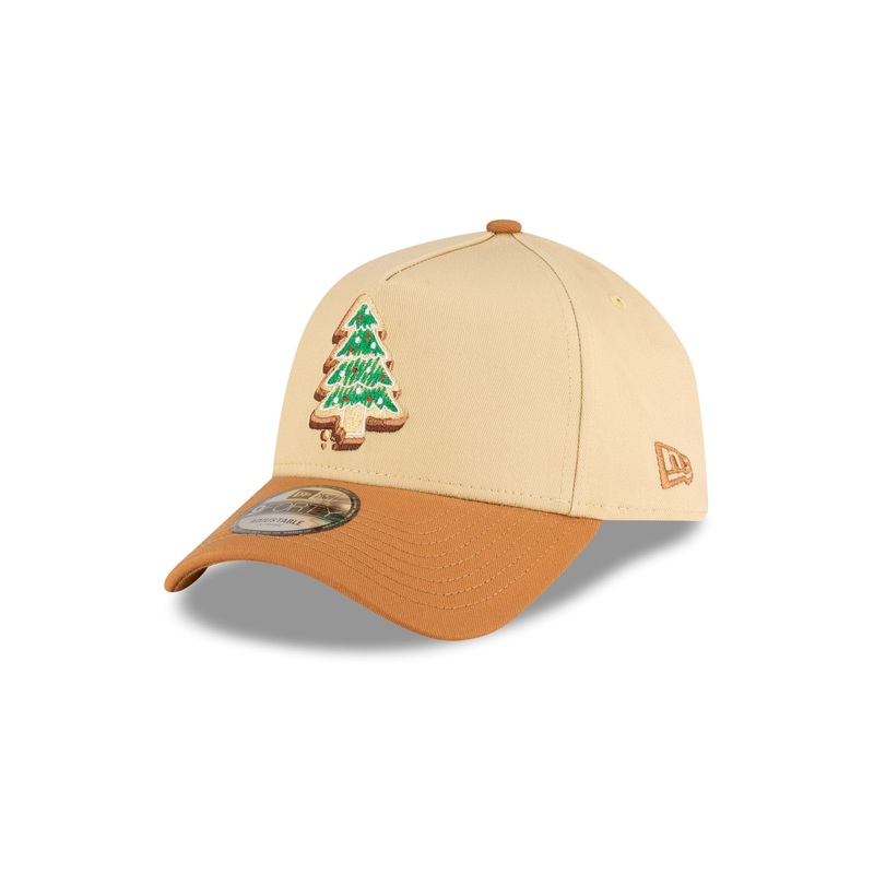 New Era Cap Seasonal Staples Holiday Cookie 9FORTY A-Frame Snapback Hat One Size