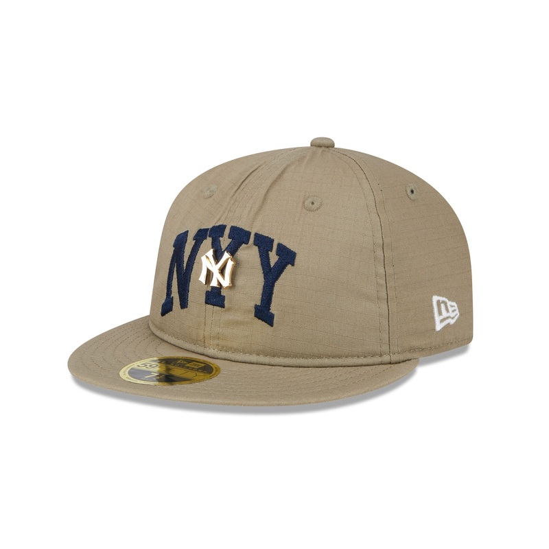New York Yankees Logo Pin Retro Crown 59FIFTY Fitted Hat 7