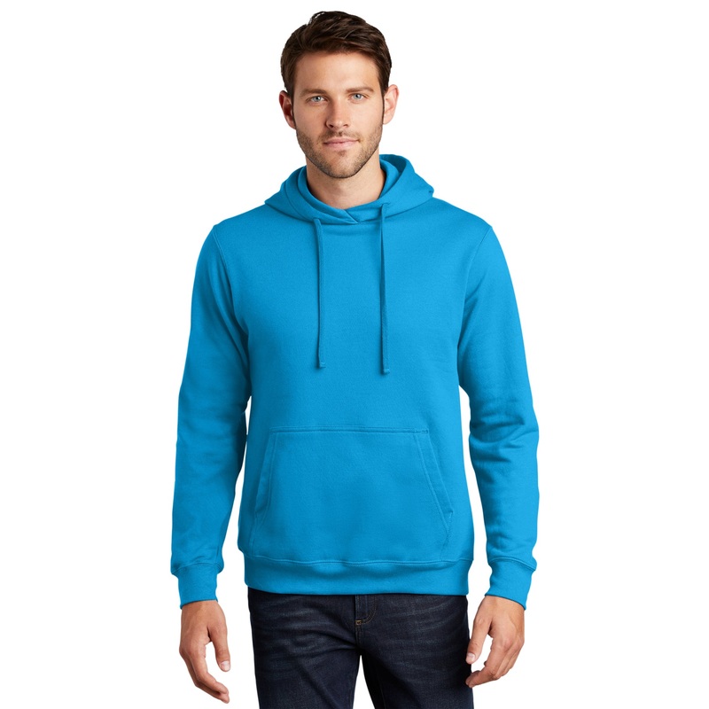 Port & Company PC850H Fan Favorite Fleece Pullover Hooded Sweatshirt – Sapphire Sapphire XS