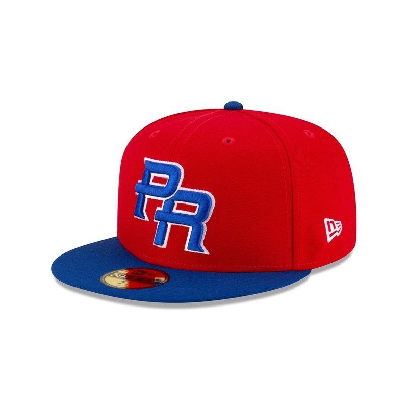 Puerto Rico Red 59FIFTY Fitted Hat 7