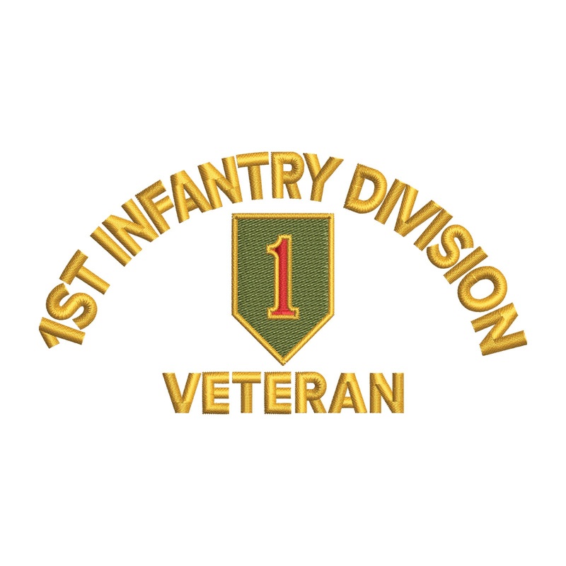 U.S. Army 1st Infantry Division Logo U.S. Army 1st Infantry Division Logo One Size