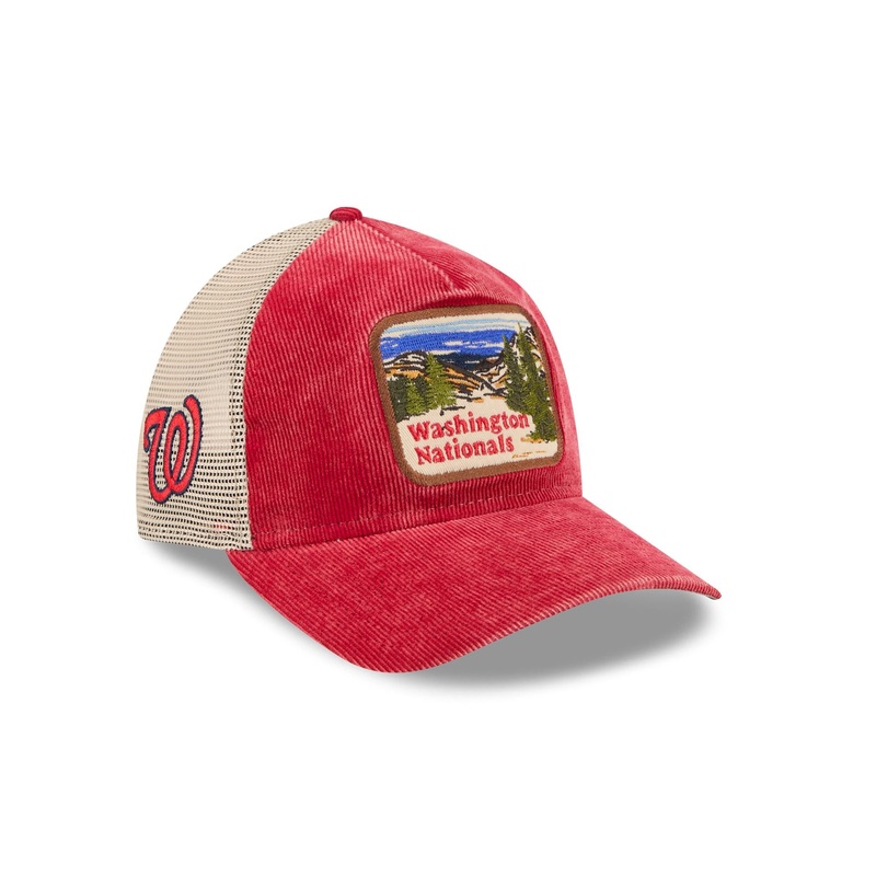 Washington Nationals Vintage Landscape 9TWENTY A-Frame Trucker Hat One Size