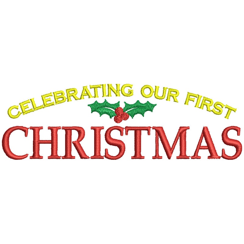 Words of Celebrating First Christmas Default Title One Size