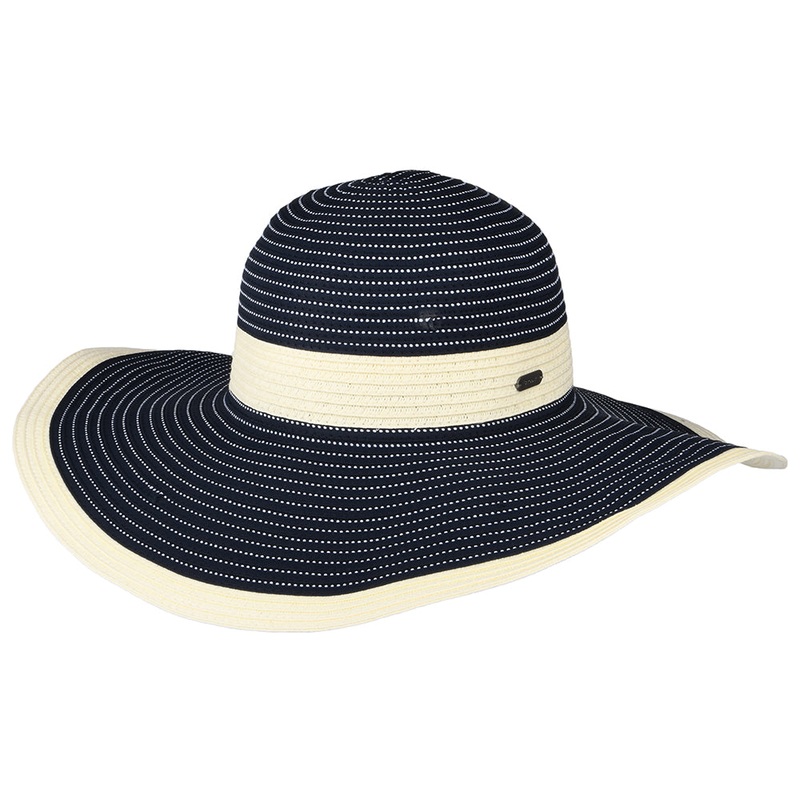 Barbour Hats Reef Packable Wide Brim Sun Hat – Navy Blue S