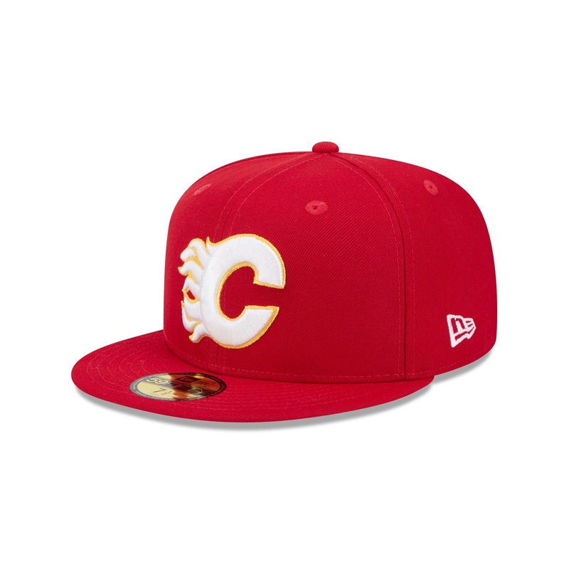 Calgary Flames 59FIFTY Fitted Hat 7