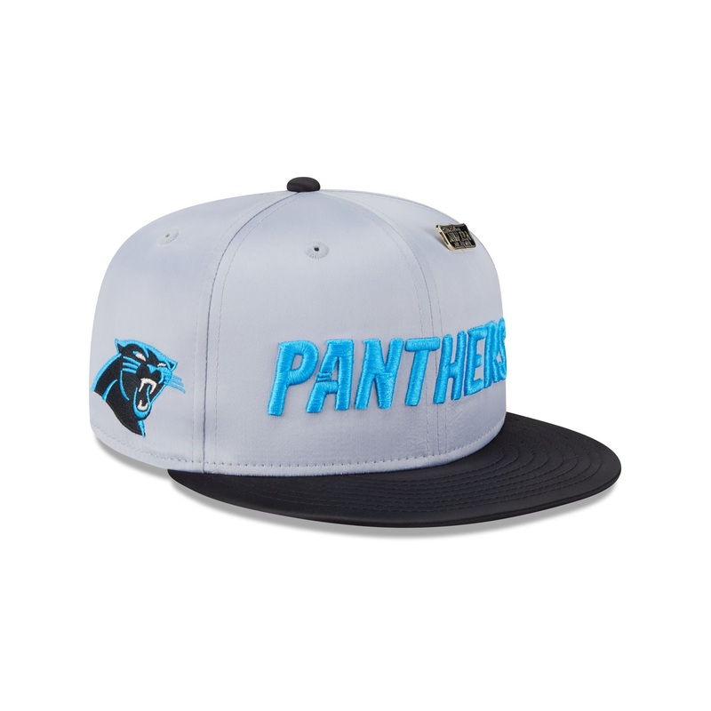 Carolina Panthers Spring Satin 59FIFTY Fitted Hat 7
