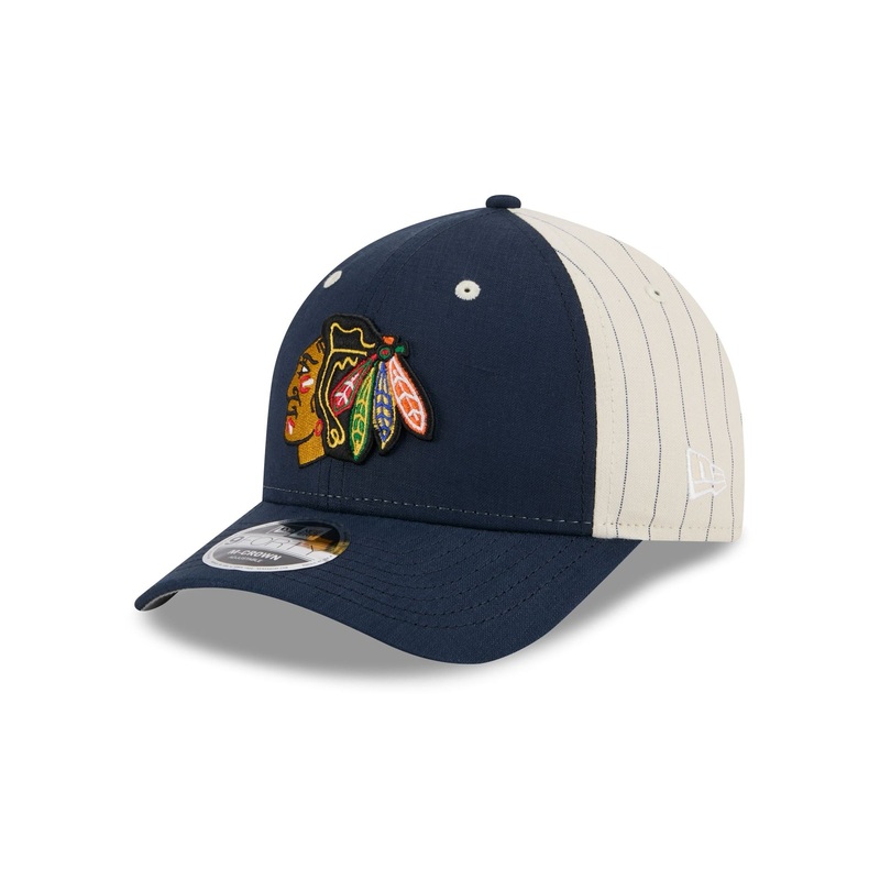 Chicago Blackhawks Linen 9FORTY M-Crown Snapback Hat One Size
