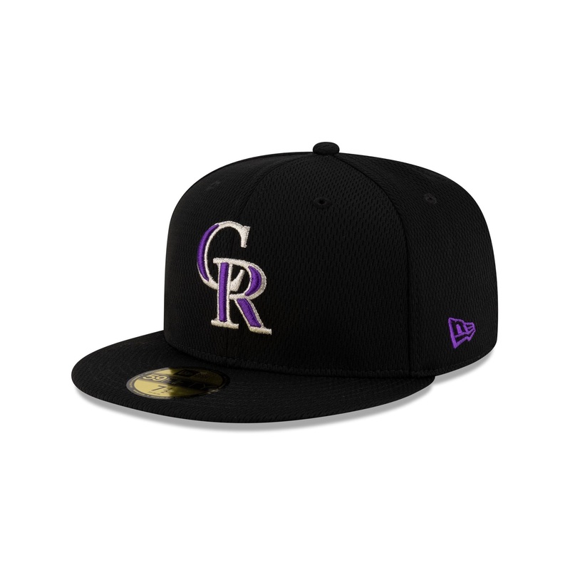 Colorado Rockies 2025 Clubhouse Black 59FIFTY Fitted Hat 7