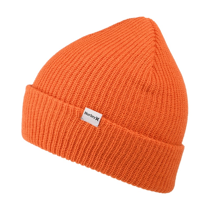 Hurley Hats Harbor Beanie Hat – Rust 1-Size