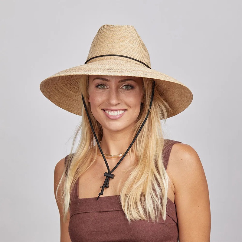 Marlin | Womens Wide Brim Straw Sun Hat Natural OS