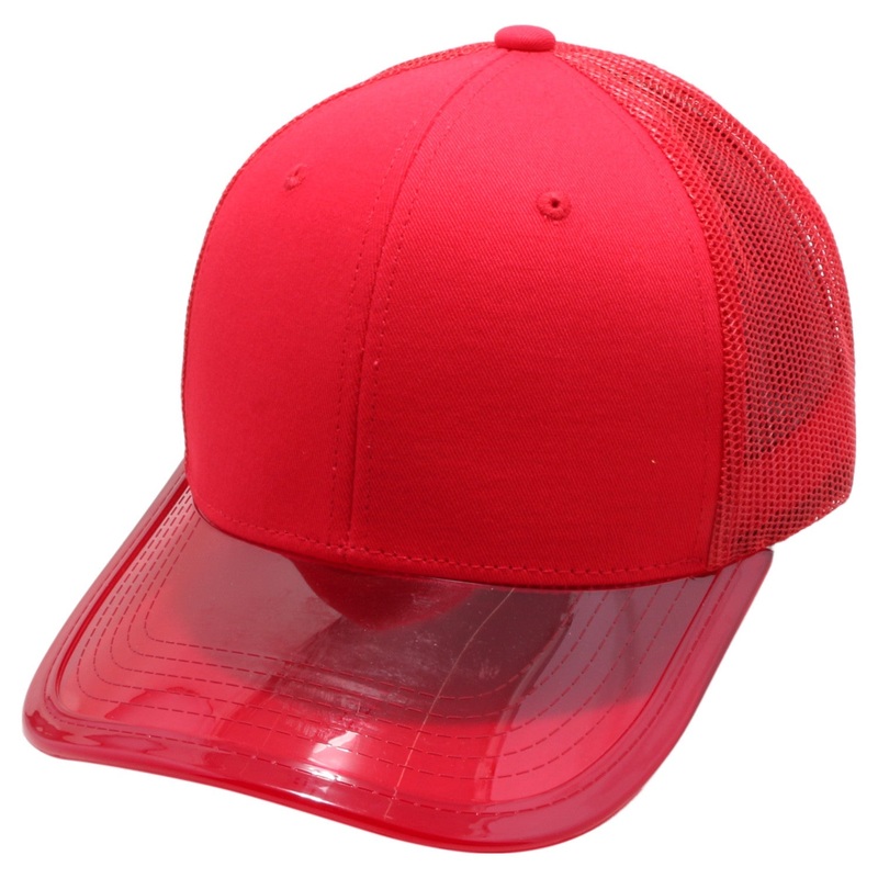 Pitbull Cambridge PB271 Transparency Visor Mesh Trucker Hat Black