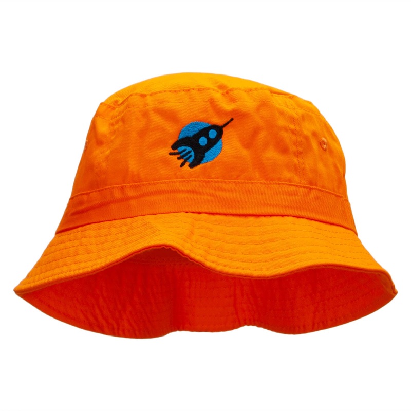 Starship Embroidered Bucket Hat Orange One Size