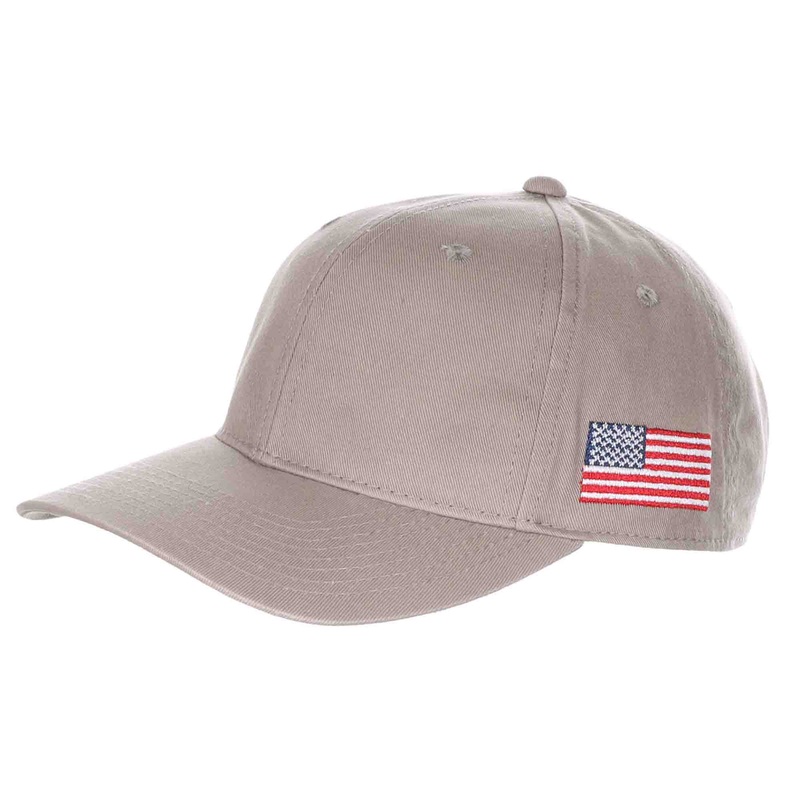 Top Gun USA Flag Structured Cotton Baseball Cap – DPC Hats Khaki OS