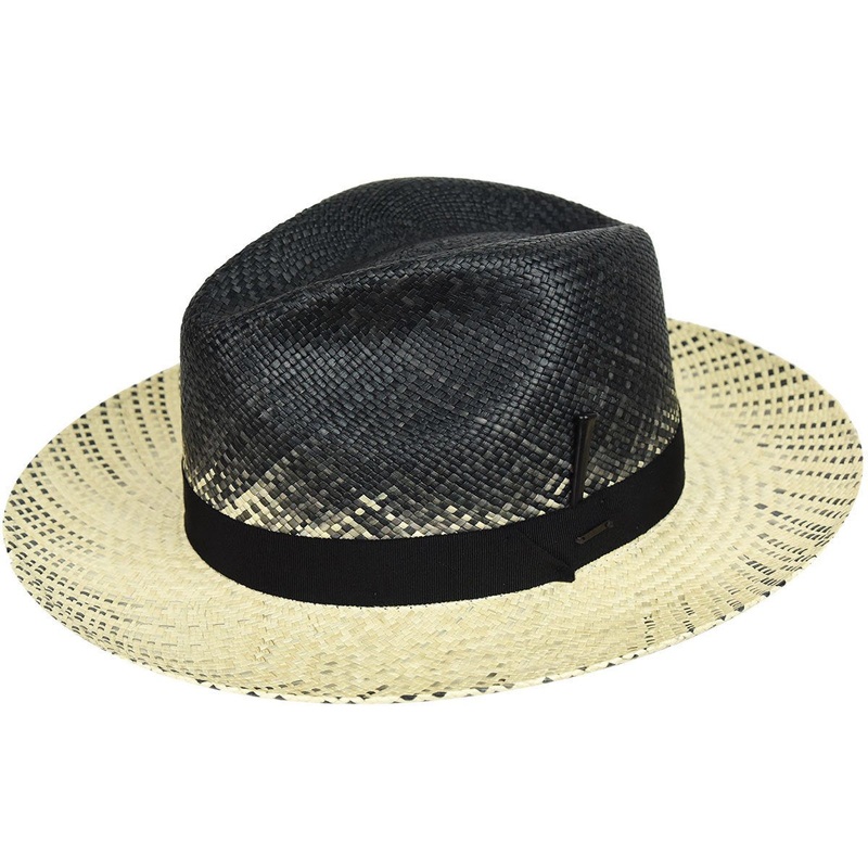 Warlick Fedora Black/Natural S