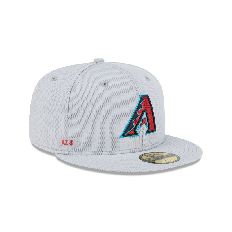 Arizona Diamondbacks 2025 Clubhouse Gray 59FIFTY Fitted Hat 7