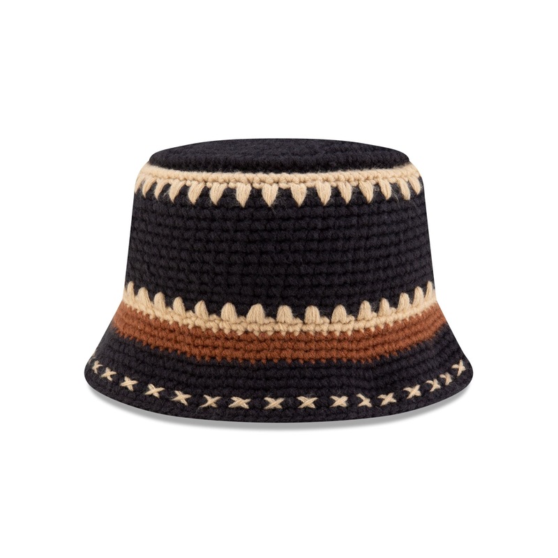 Crochet Knit Bucket Hat S/M