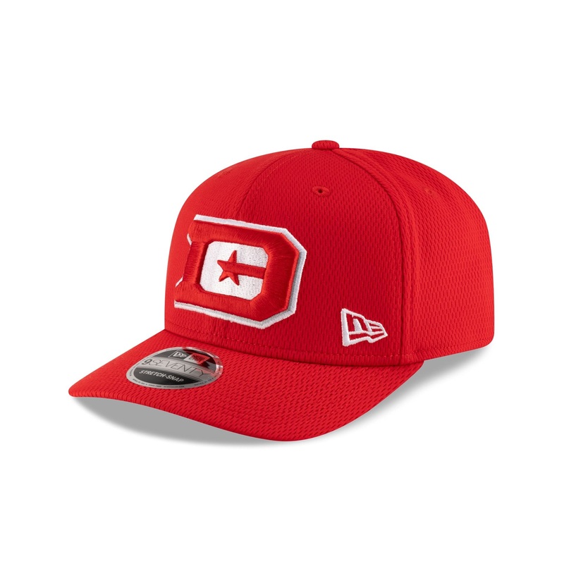 DC Defenders Red 9SEVENTY Stretch-Snap Hat One Size