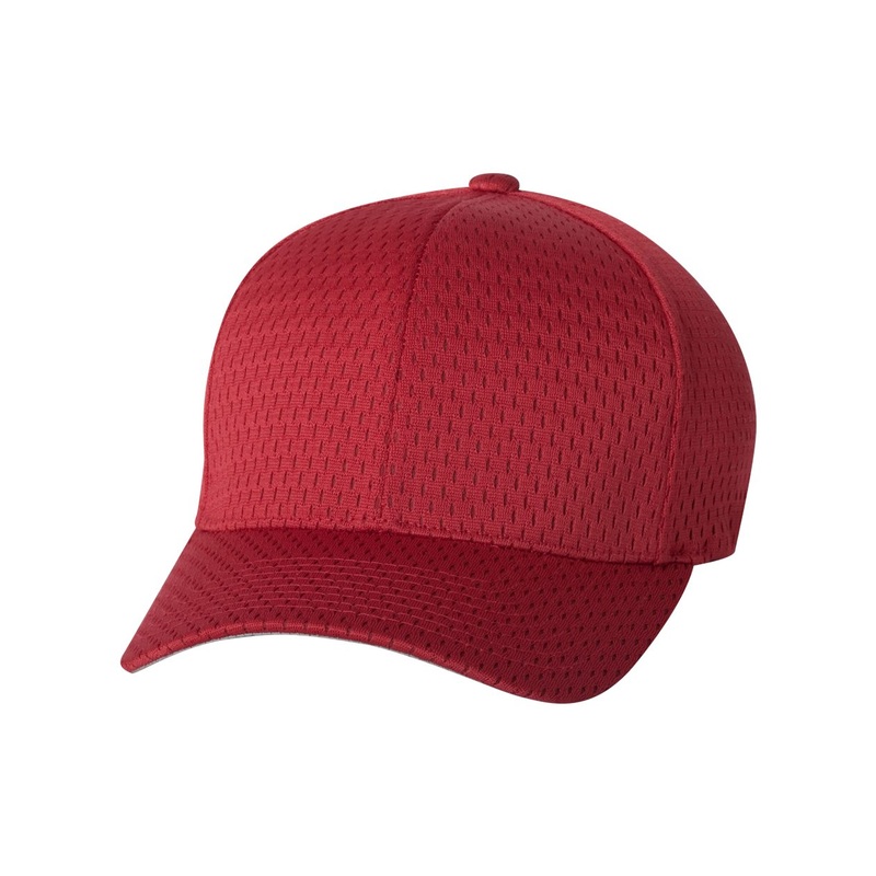 Flexfit 6777 Athletic Mesh Cap Maroon