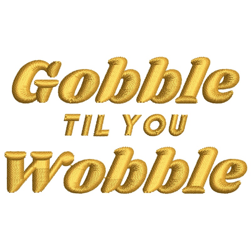 Gobble Til You Wobble Symbol Default Title One Size