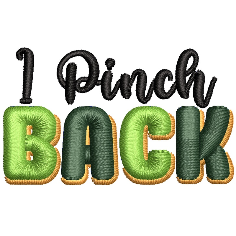 I Pinch Back I Pinch Back One Size