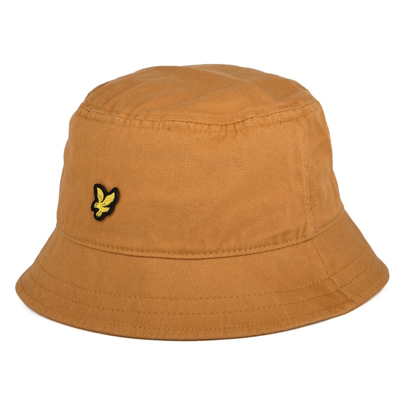 Lyle & Scott Hats Cotton Twill Bucket Hat – Rust 1-Size
