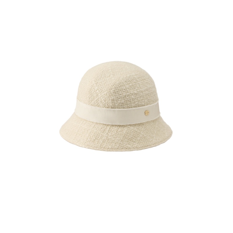 Mimi Wool Blend Cloche Black One Size