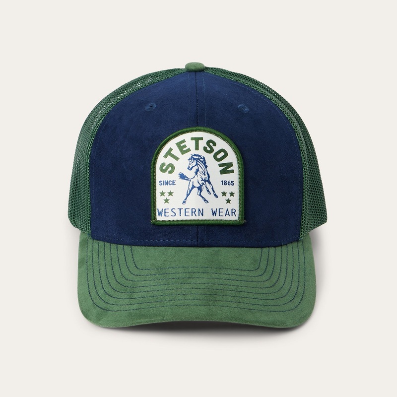 Navy Horse Patch Trucker Cap Navy O/S