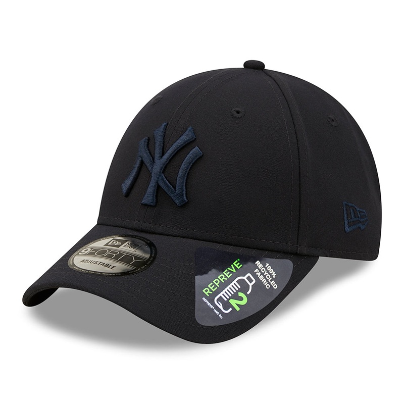 New Era 9FORTY New York Yankees Snapback Cap – MLB Tonal Repreve – Navy Blue Adjustable