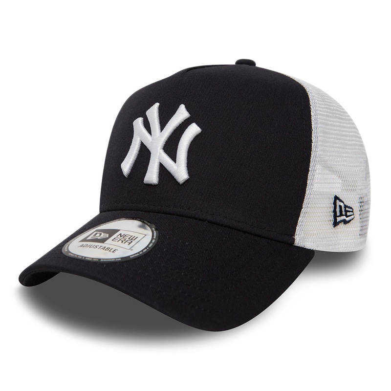 New Era New York Yankees A-Frame Trucker Cap – MLB League Essential – Black Adjustable