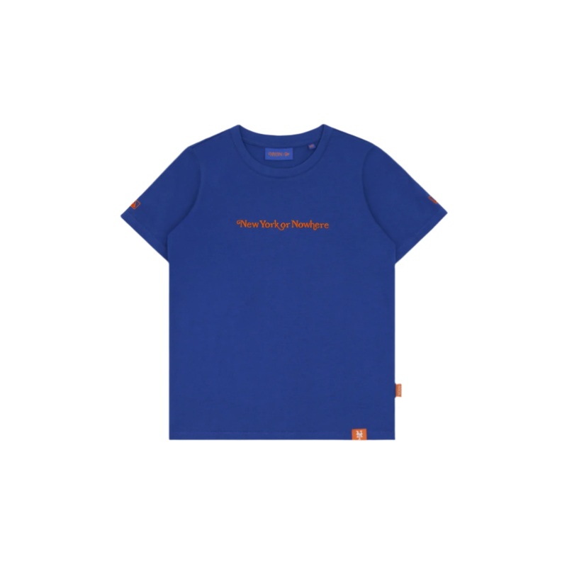 New York or Nowhere x New York Mets Youth Light Royal T-Shirt S