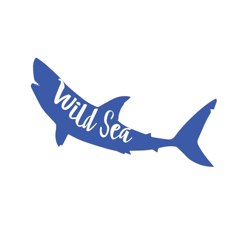 Shark In Wild Sea Shark In Wild Sea One Size