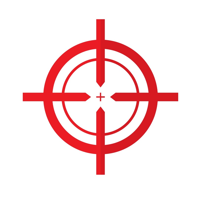 Target Crosshair Scope Default Title One Size