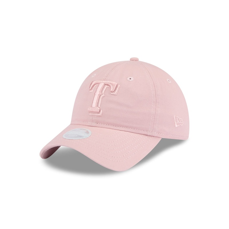 Texas Rangers Women’s Pink 9TWENTY Adjustable Hat One Size