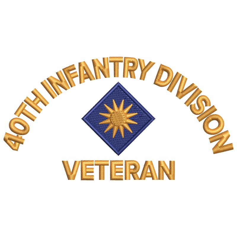 U.S. Army 40th Infantry Division U.S. Army 40th Infantry Division One Size