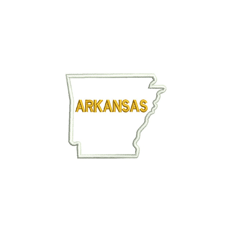 Arkansas with Map Outline Default Title One Size