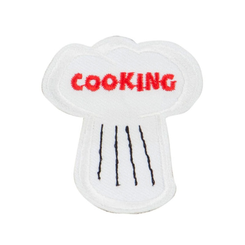 Cooking Fun Patches White One Size